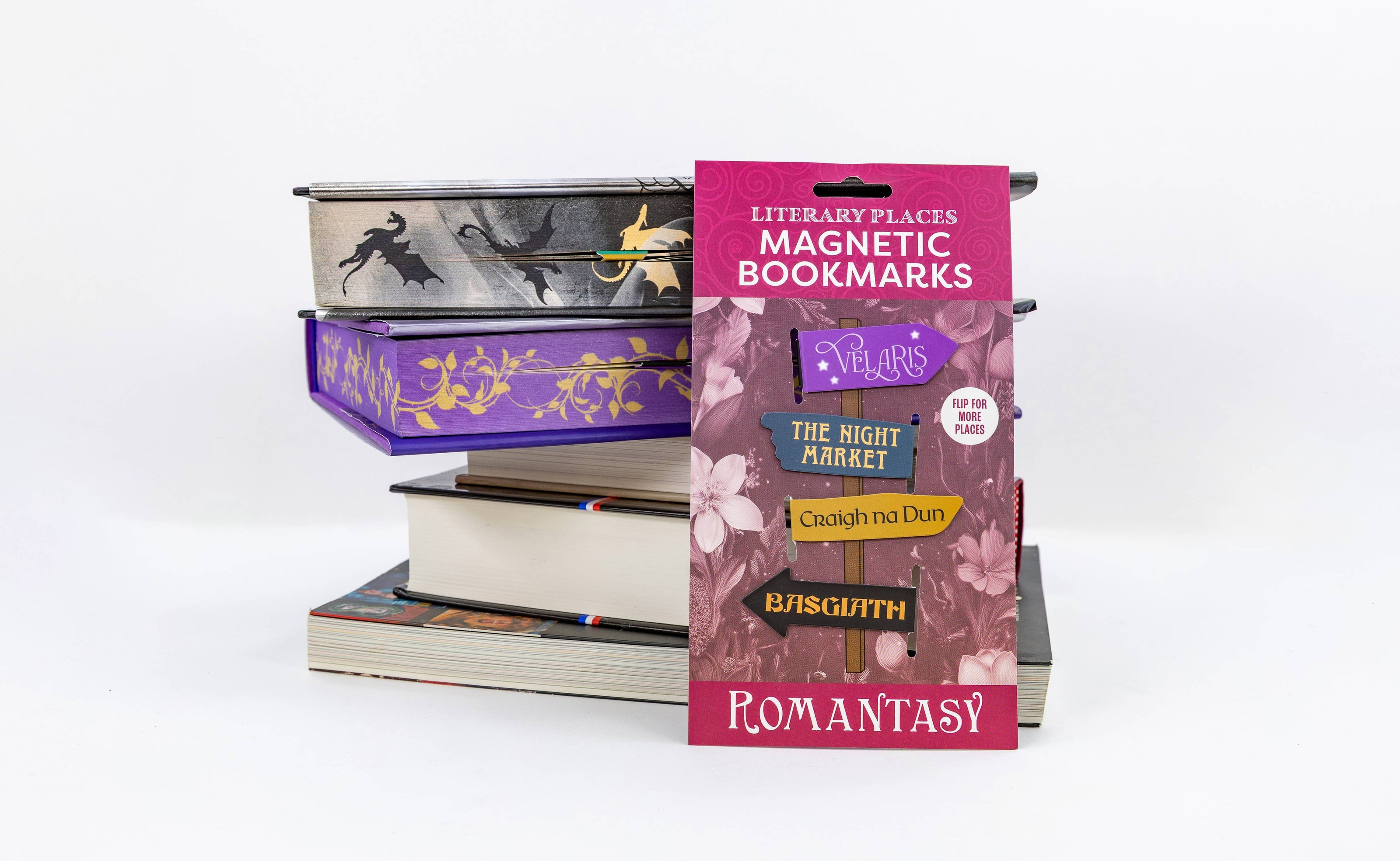 Literary Places -magneettikirjanmerkit (Romantasy Set)