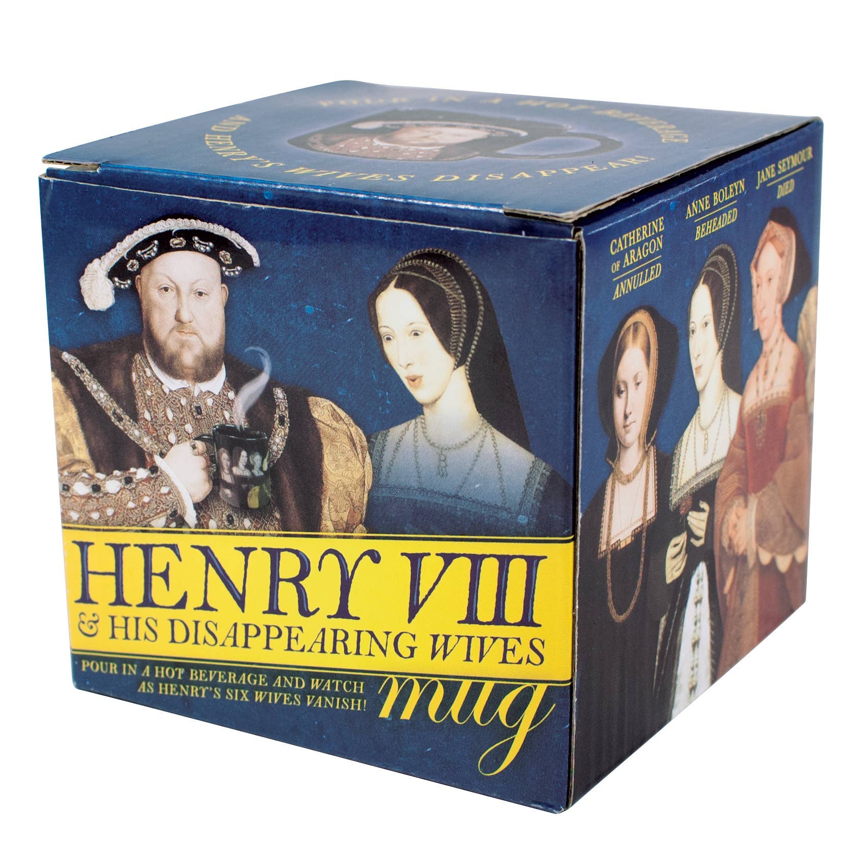 King Henry VIII -lämmön vaikutuksesta muuttuva muki