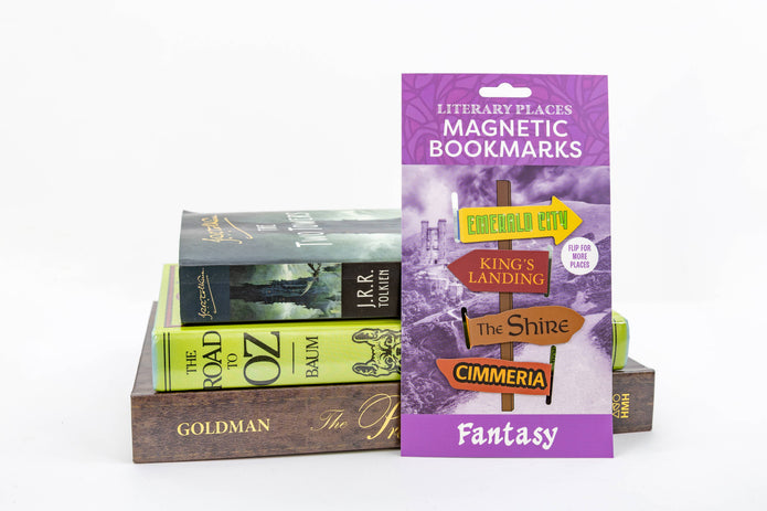 Literary Places -magneettikirjanmerkit (Fantasy Set)