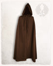 Aaron-villaviitta, hupullinen viitta, ruskea