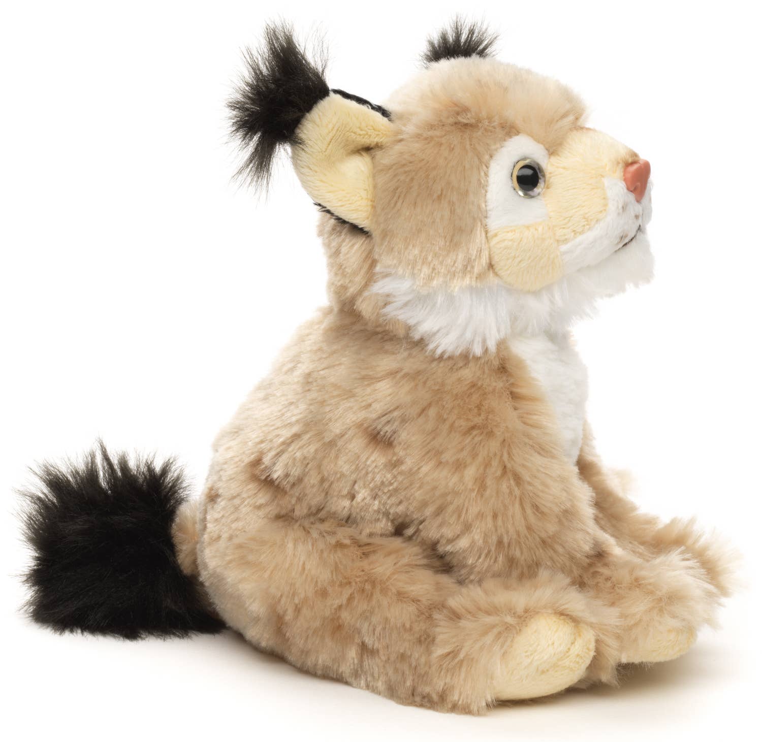 Istuva ilves, pehmolelu – pituus 16 cm